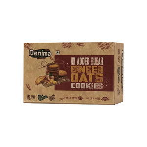 Danima NO ADDED SUGAR Cookies Ginger Oats 75g - Remkart