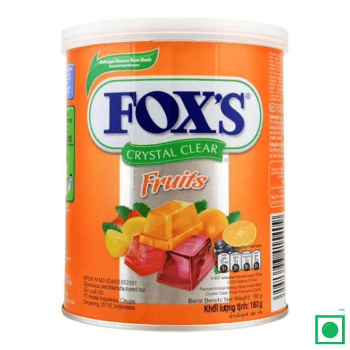 Fox Fruits Crystals Git Tin, 180g (Imported) - Remkart