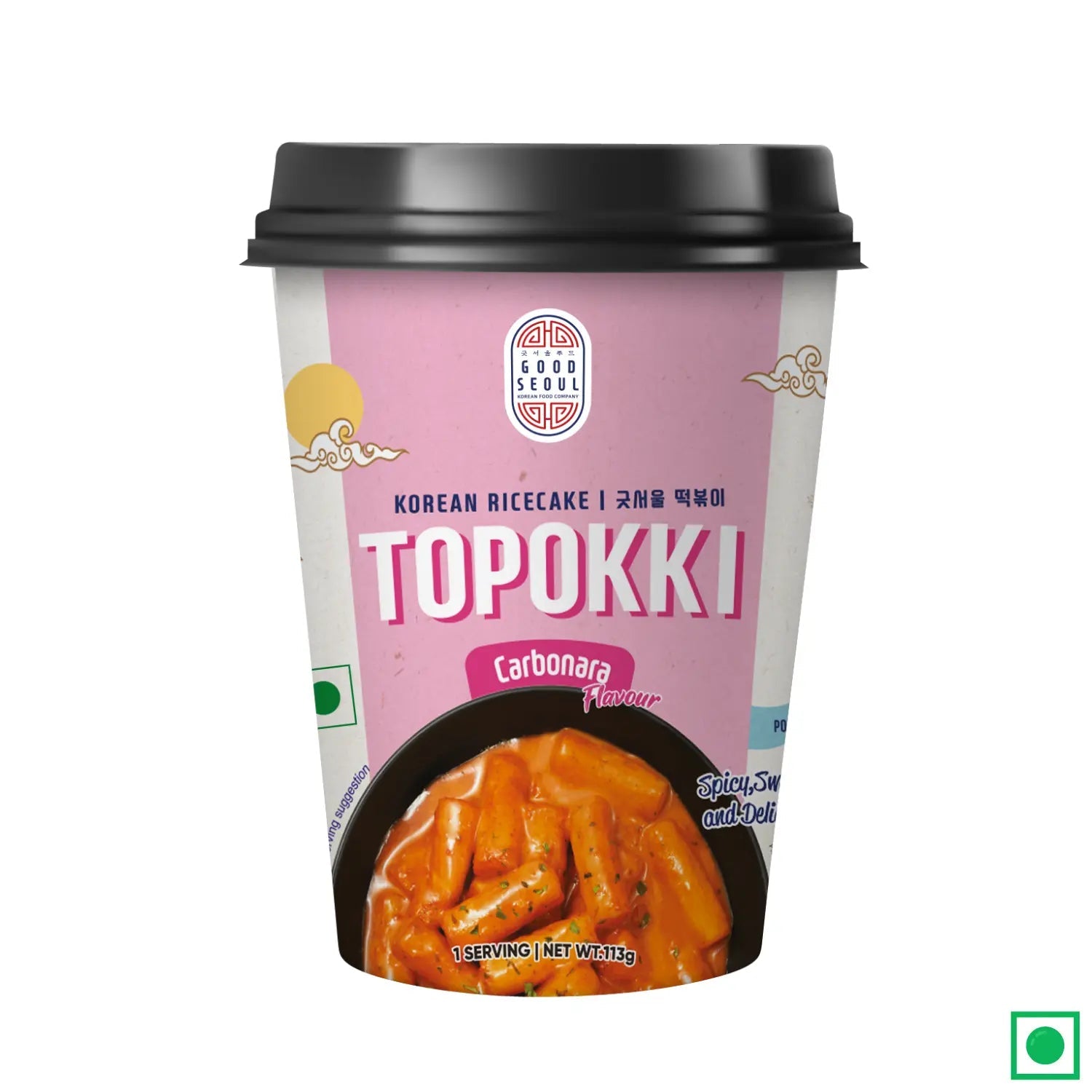 Good Seoul Korean Rice Cake Topokki Carbonara (113 g) - Remkart