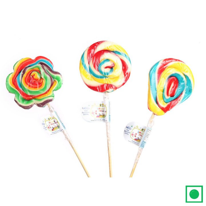 Lollipop house Multicolored Lollipops Candies Box Giftpack, (1 Lollipop x 50pcs) "Candyfox" (IMPORTED) - Remkart