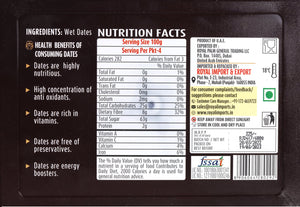 Royal Jardin Khudri Dates, 400g (IMPORTED) - Remkart
