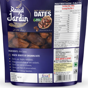 Royal jardin Zahdi Dates Pouch, 500g (IMPORTED) - Remkart