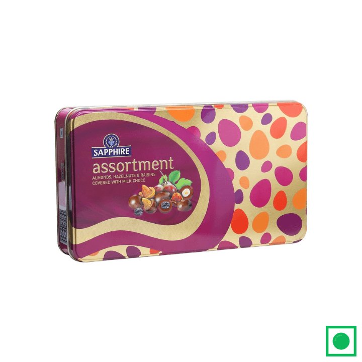 Sapphire Almonds, Raisins, Hazelnuts covered in Milk Chocolate 175g - Remkart