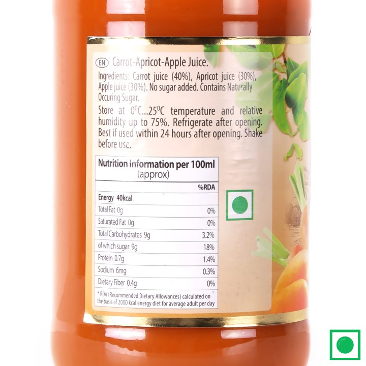 Vita Carrot Apricot Apple Juice, 1L (IMPORTED) - Remkart