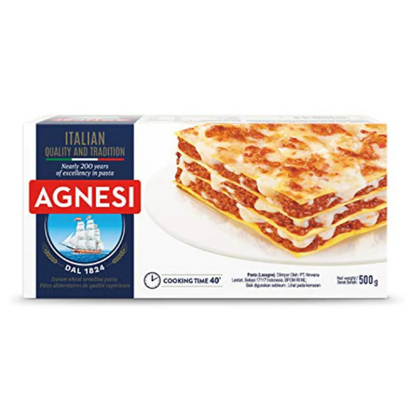 Agnesi Lasagne Pasta, 500g (IMPORTED)