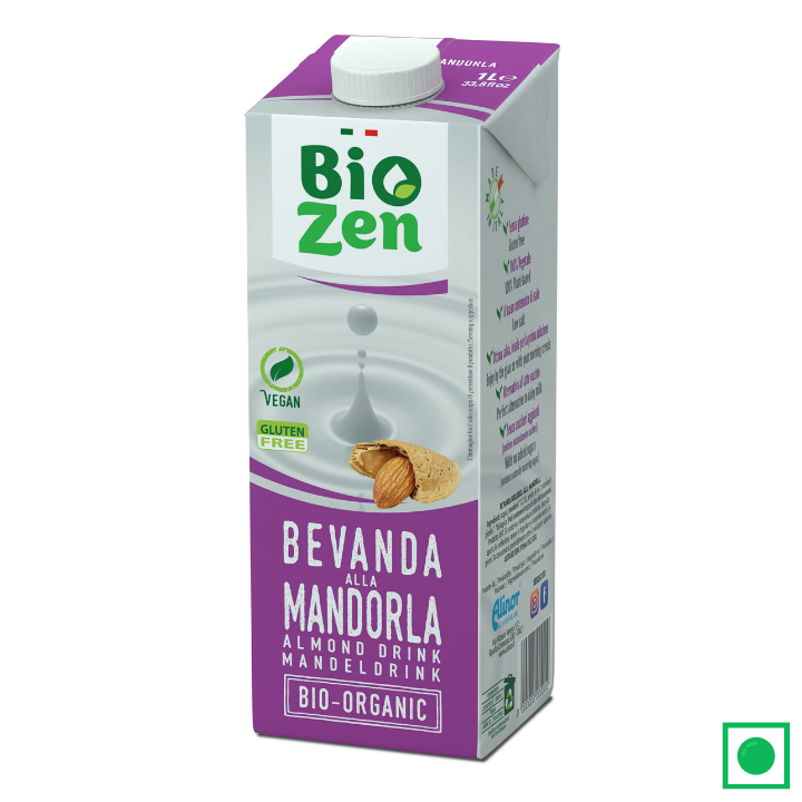 BioZen Organic Almond Milk Drink, 1L (IMPORTED)