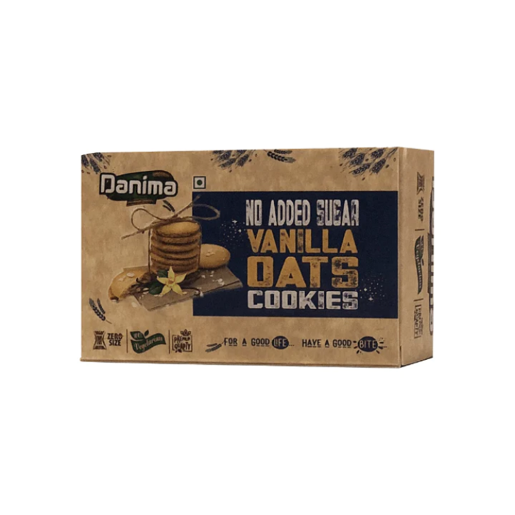 Danima NO ADDED SUGAR Cookies Vanilla Oats 75g