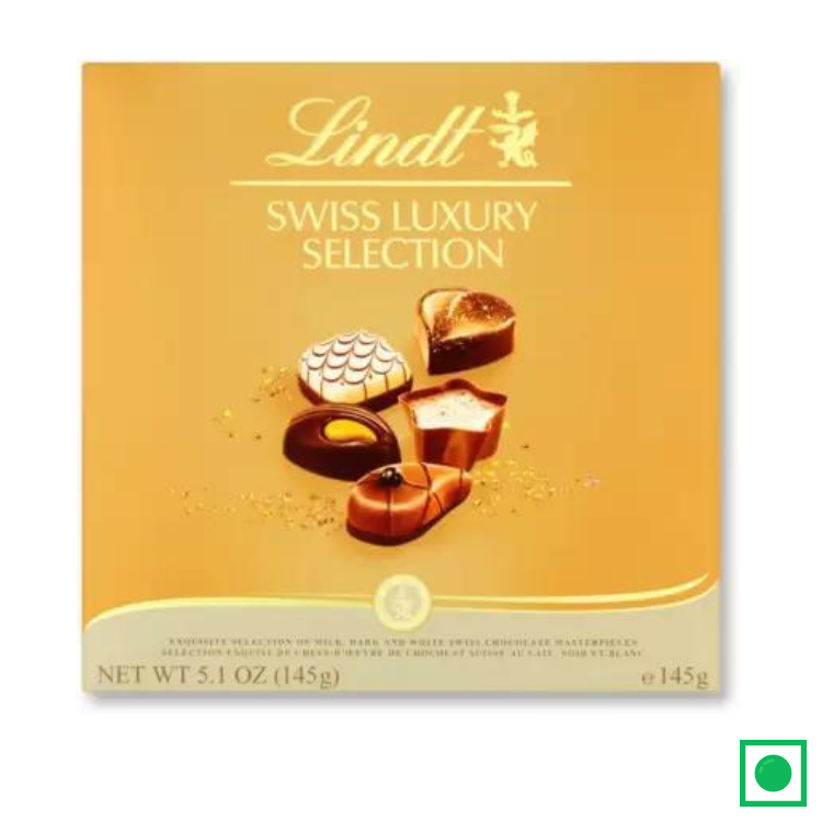 LINDT SWISS LUXURY SELECTION BOX, 145G (IMPORTED)