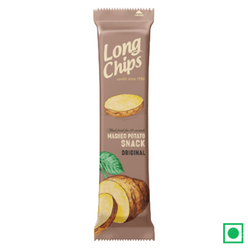 Long Chips Mashed Potato Snack Original Flavoured, 75g (Imported)
