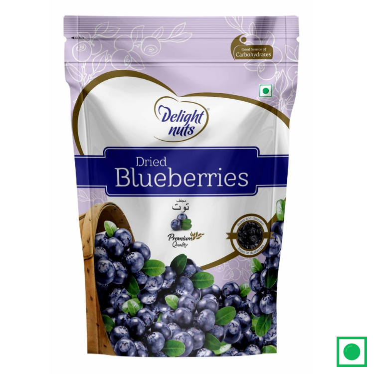 Dried Blueberries, Pack 200g, Delight Nuts