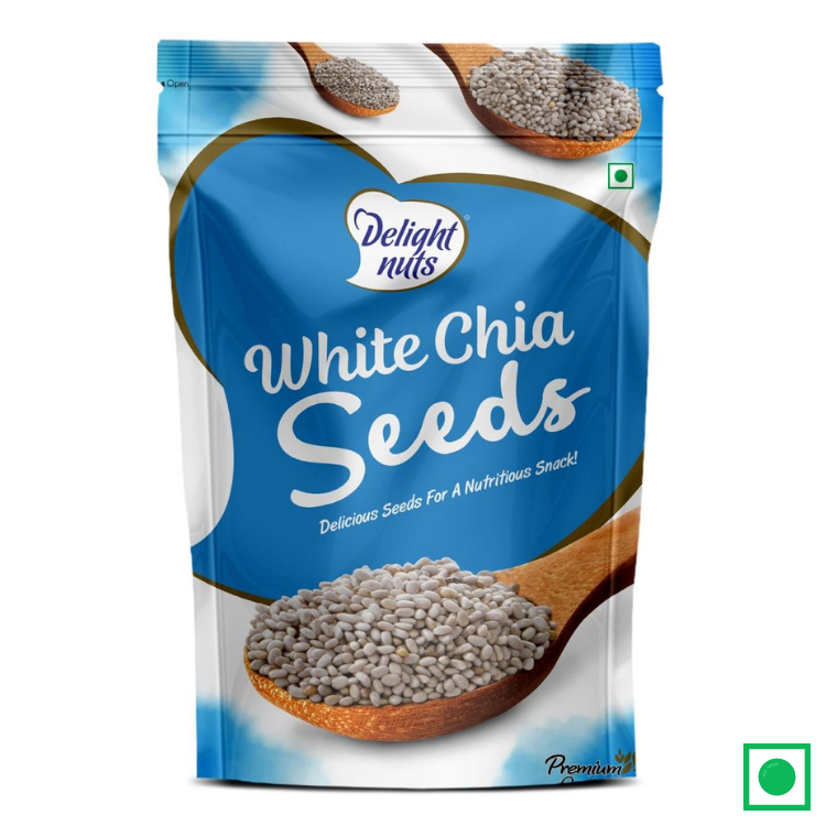 White Chia Seeds, Pack 200g, Delight Nuts