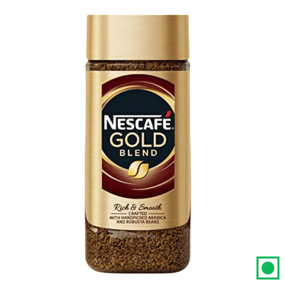 Nescafe Gold Blend Rich and Smooth Coffee Powder, 100g Glass Jar(Imported)