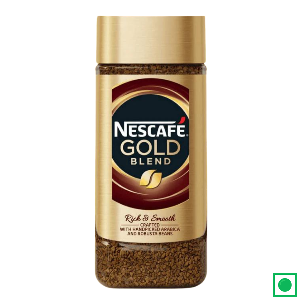 Nescafe Gold Blend Rich and Smooth Coffee Powder, 200g Glass Jar(Imported)