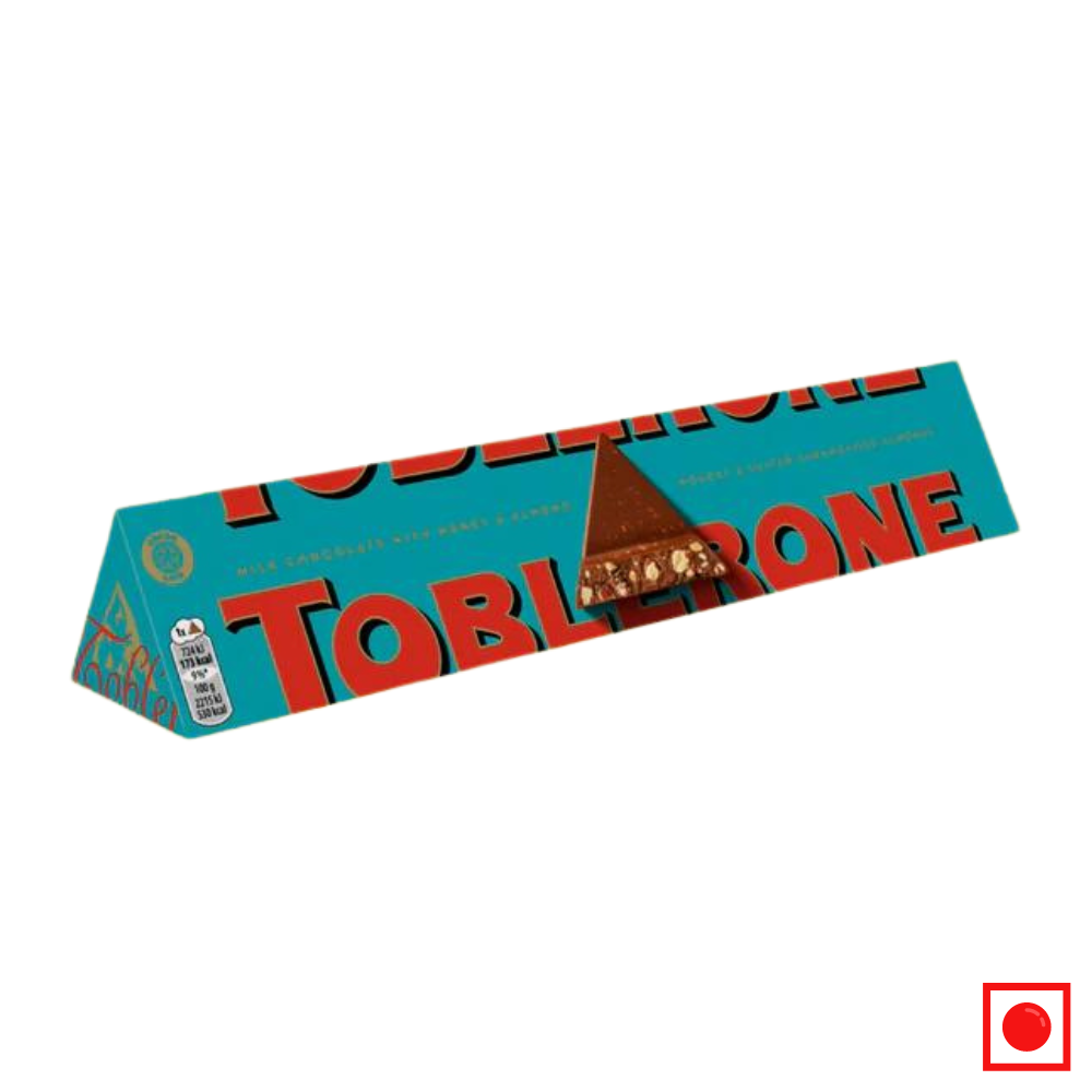 Toblerone Limited Edition Crunchy Almonds and Salted Caramel Bar, 100g (Imported)
