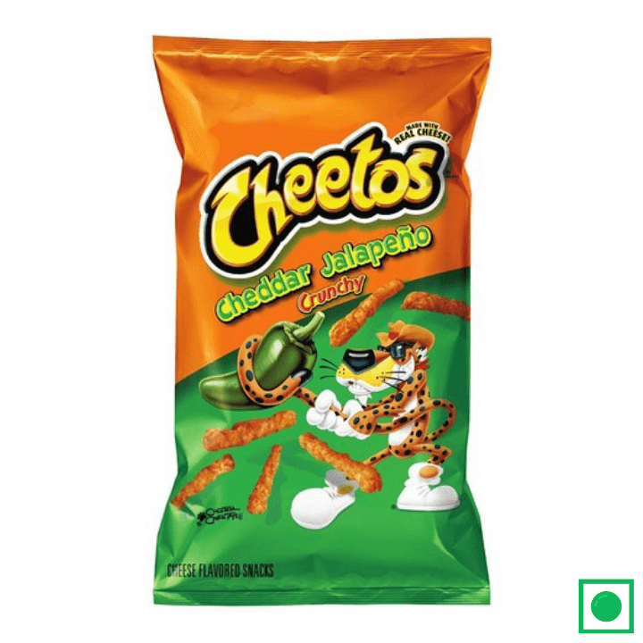 Cheetos Crunchy Cheddar Jalapeño Cheese, 226.8g (IMPORTED)