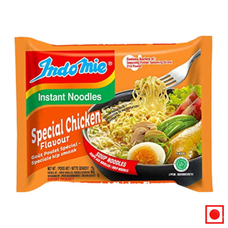 Indomie Instant Noodles Special Chicken Flavour, 75g (Imported)