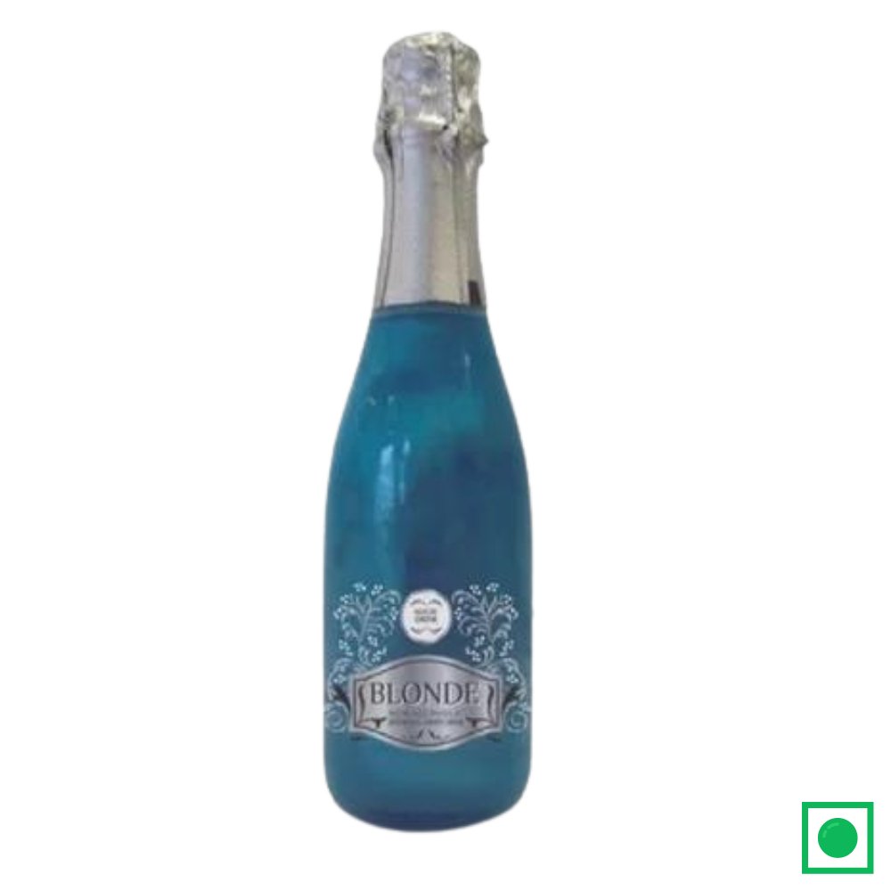 Blonde Magic Non Alcoholic Blue Sparking Grape Drink With Rasberry Flavour , 375ml - Remkart