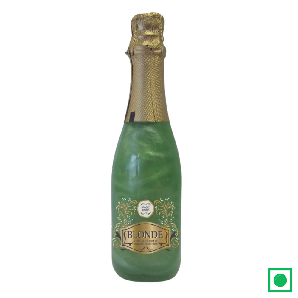 Blonde Magic Non Alcoholic Green Sparking Grape Drink With Apple Flavour , 375ml - Remkart