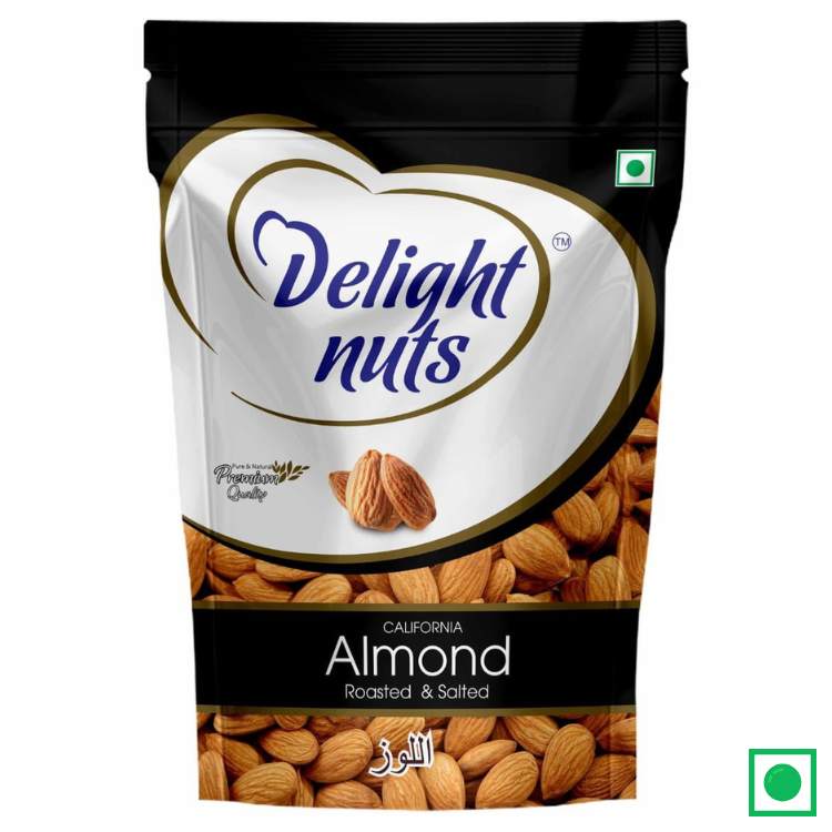 Delight Nuts California Almonds, Pack 200g
