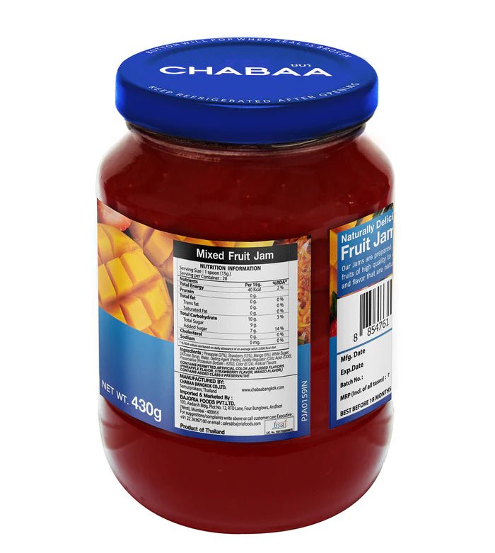 CHABAA FRUIT JAM, MIXED FRUIT, 430G (IMPORTED) - Remkart