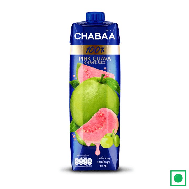 Chabaa Pink Guava And Grape Juice, 1L (IMPORTED) - Remkart