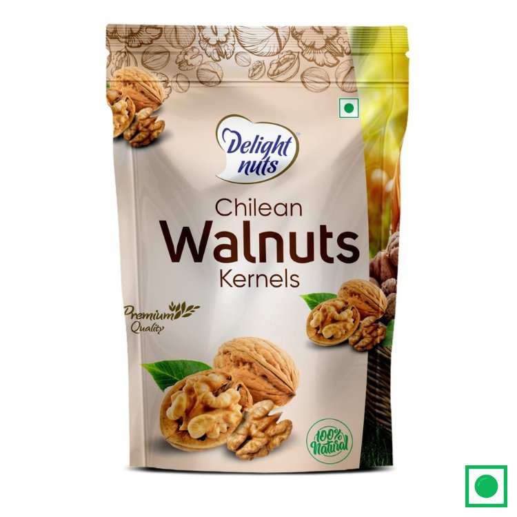 Chilean Walnuts Kernels, 200G, Delight Nuts - Remkart