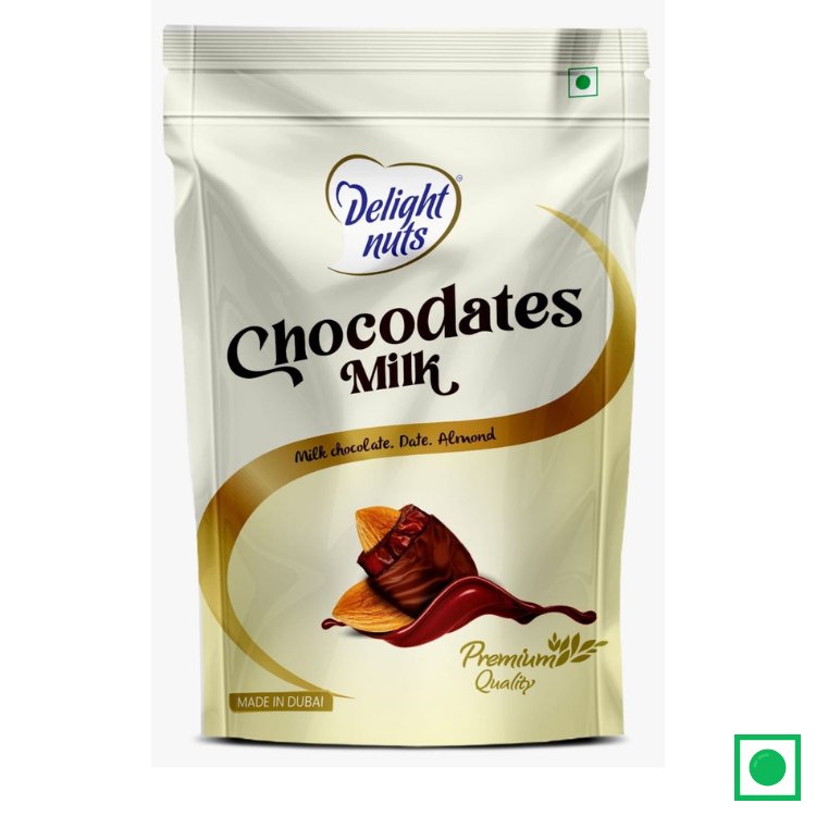 Chocodates Milk pack, 200g, Delight Nuts - Remkart