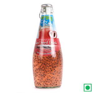 CITY FRESH LYCHEE BASIL SEED DRINK 300ML - Remkart