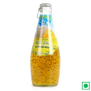 CITY FRESH MANGO BASIL SEED DRINK 300ML - Remkart