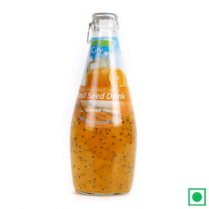 City Fresh Orange Flavoured Basil Seed Drink, 300ml - Remkart