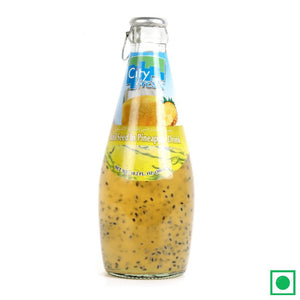 CITY FRESH PINEAPPLE BASIL SEED DRINK 300ML - Remkart