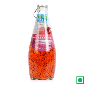 CITY FRESH POMEGRANATE BASIL SEED DRINK 300ML - Remkart