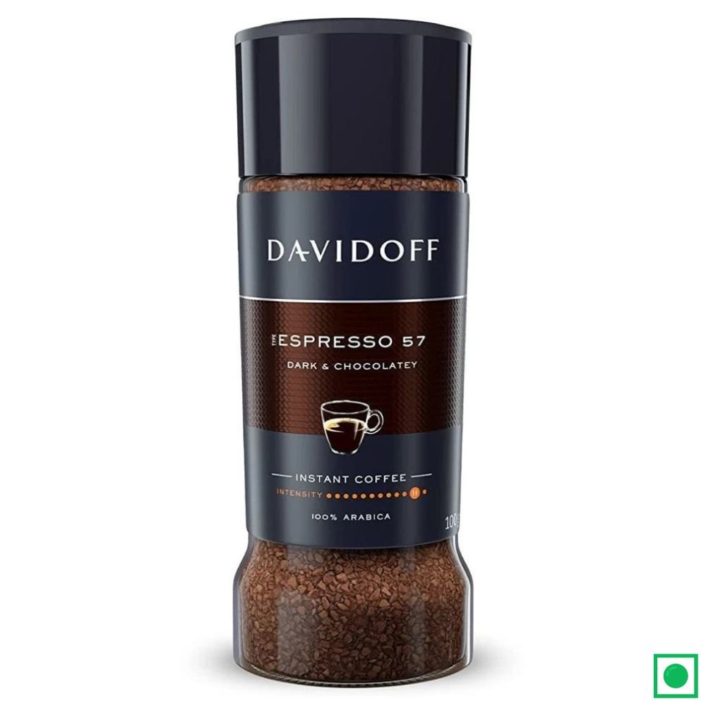 Davidoff Café Instant Coffee Jar, Espresso 57 Dark & Chocolatey, 100g (Imported) - Remkart