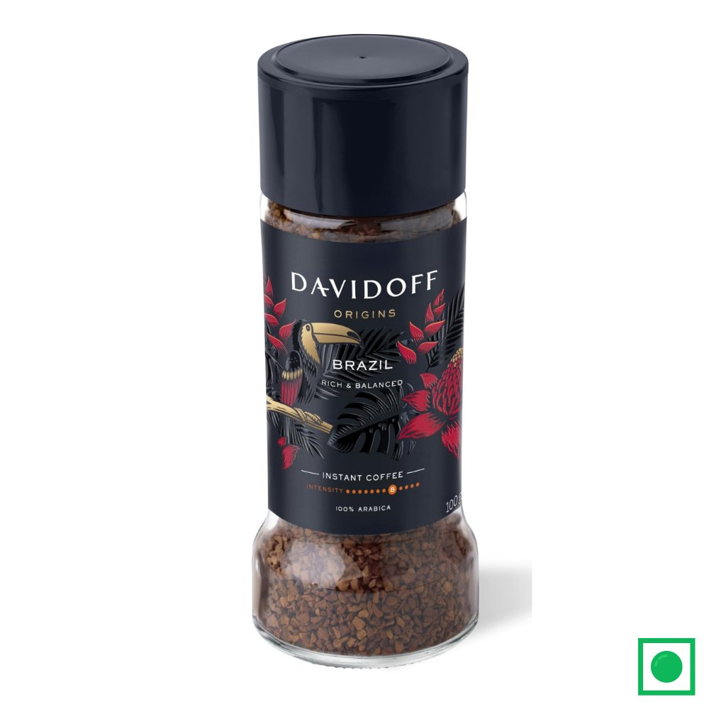 Davidoff Origins Brazil Instant Coffee (Rich & Balanced) , 100g - Remkart