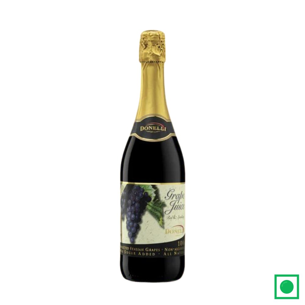 Donelli Sparkling Red Grape Juice, 750ml (Imported) - Remkart