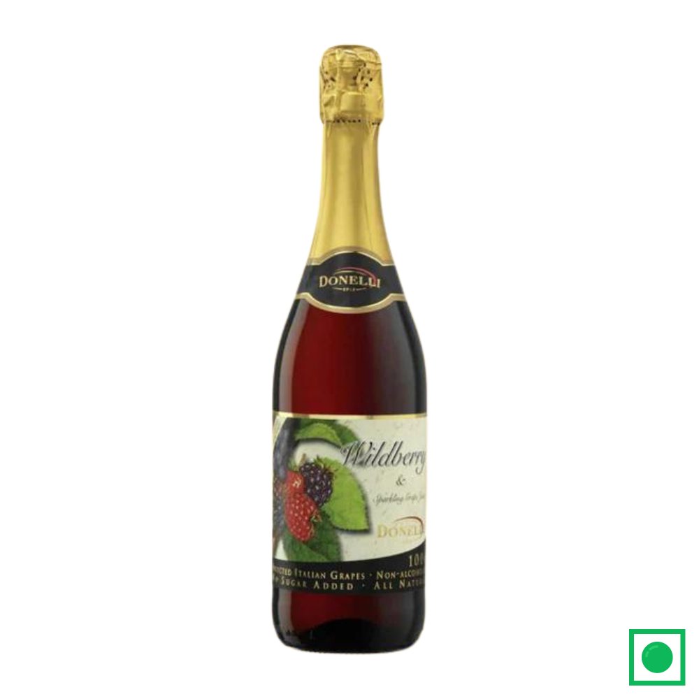 Donelli Sparkling Wildberry & Grape Juice, 750ml (Imported) - Remkart