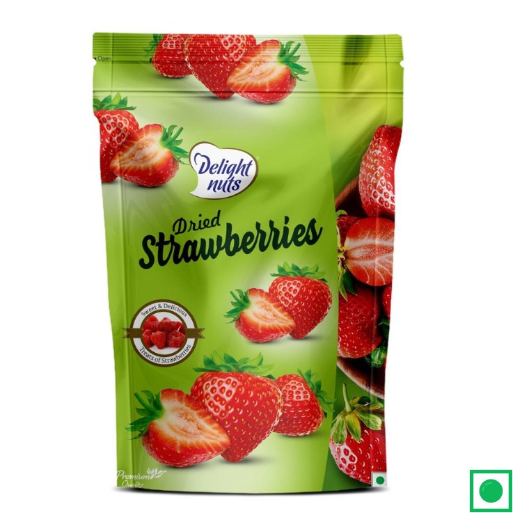 Dried Strawberries, Pack 150g, Delight Nuts - Remkart