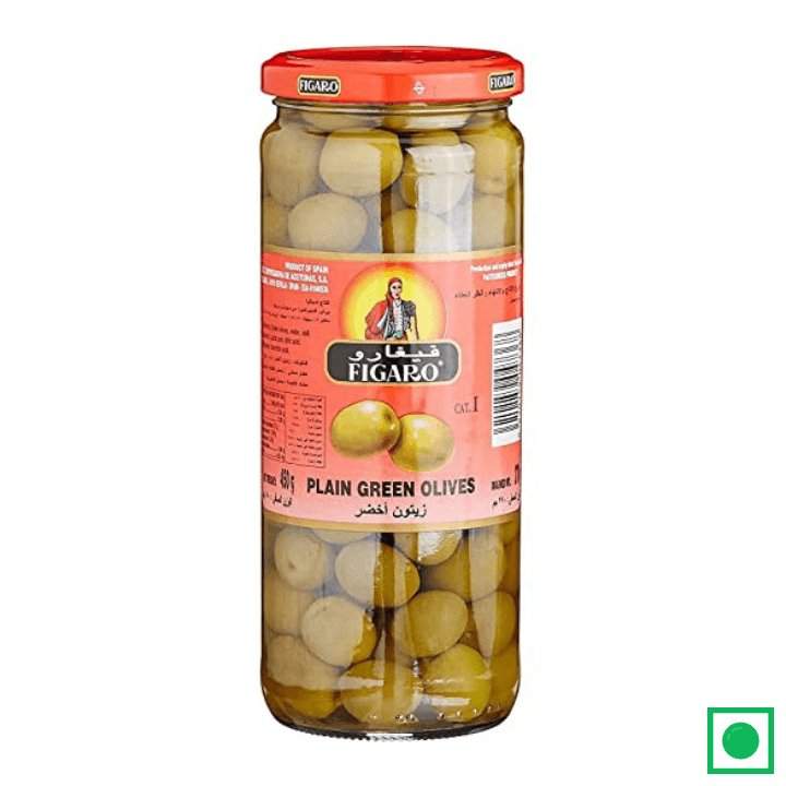 Figaro Green Plain Olives 450g - Remkart