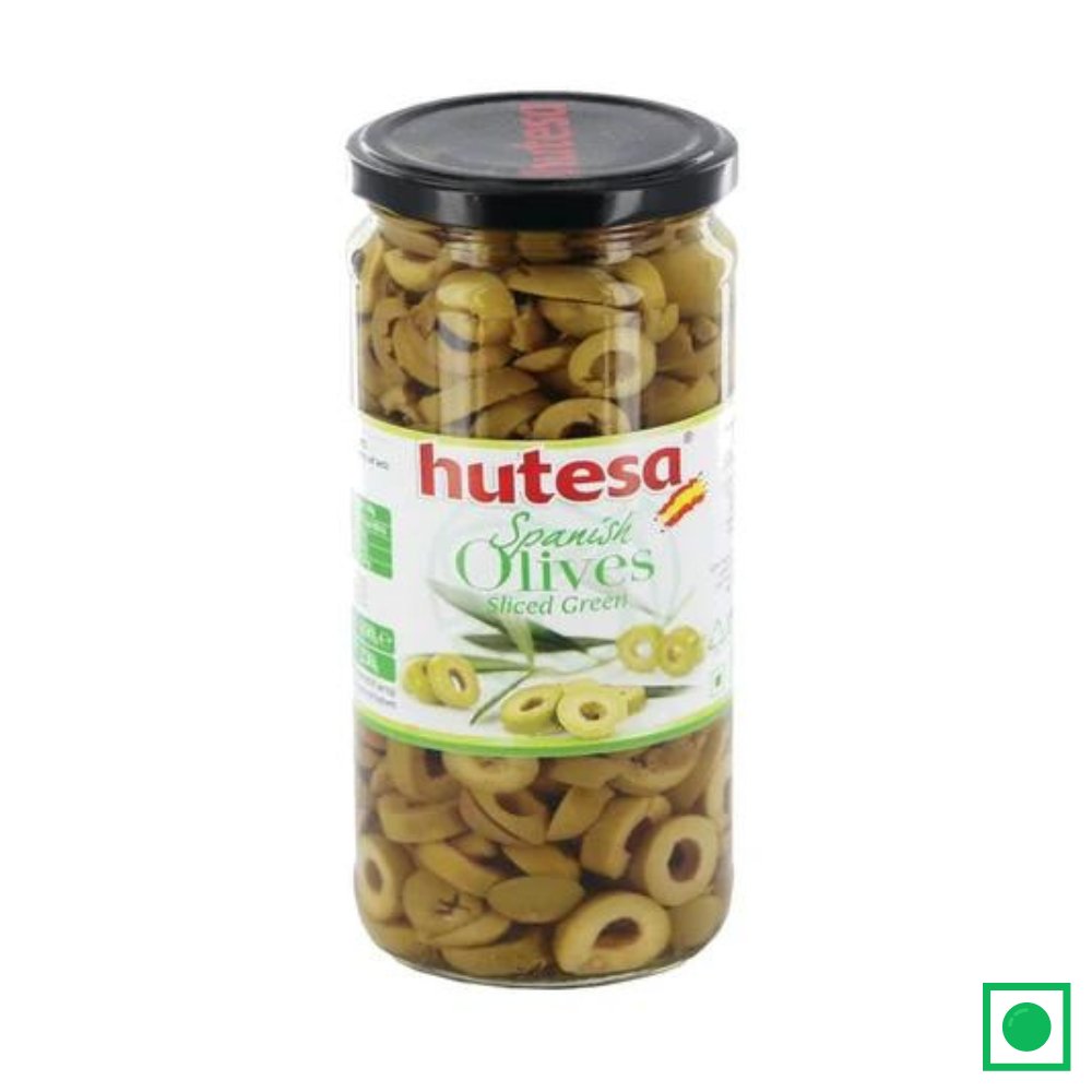 HUTESA SPANISH GREEN SLICED OLIVES 450G - Remkart