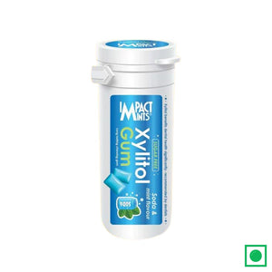 Impact Mints Xylitol Gum - Soda & Mint Flavour (Imported) - Remkart