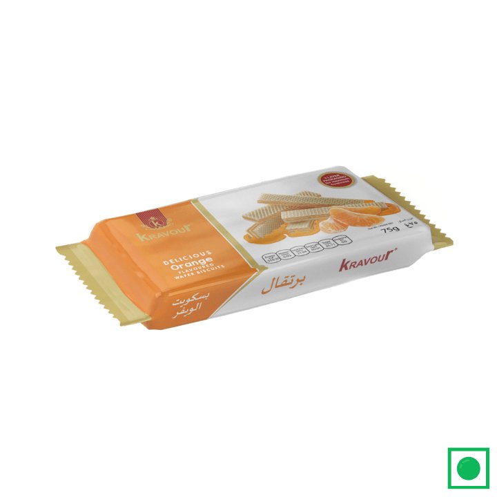 Kravour Orange Wafer, 60g - Remkart