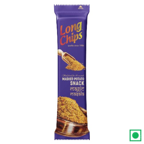 Long Chips Mashed Potato Snack Magic Masala Flavoured, 75g (Imported) - Remkart