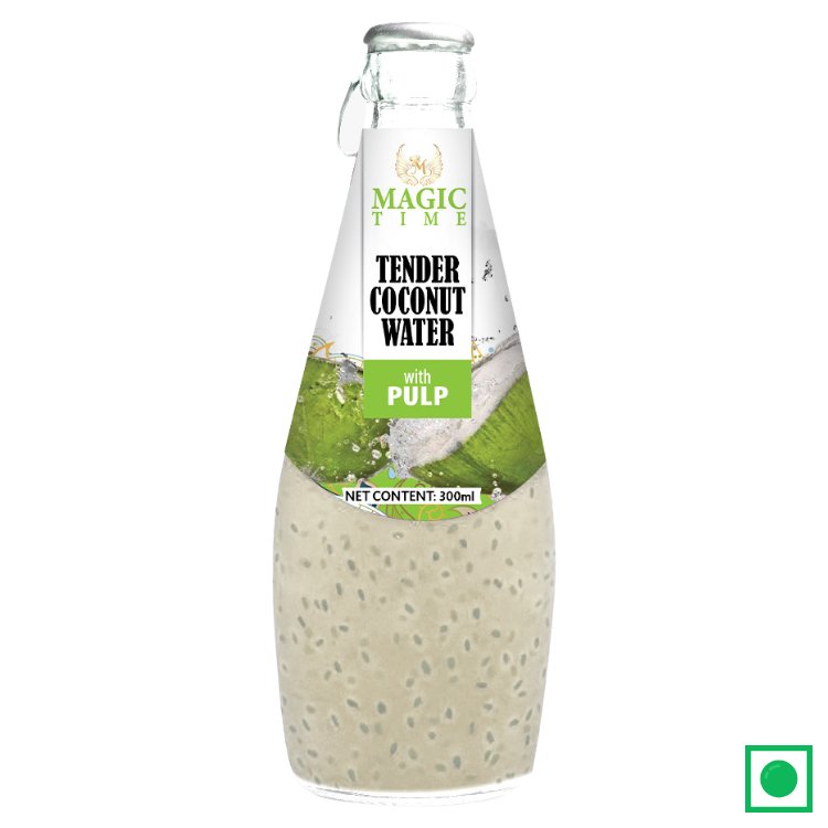 Magic Time Tender Coconut Water Drink With Pulp, 300ml (IMPORTED) - Remkart