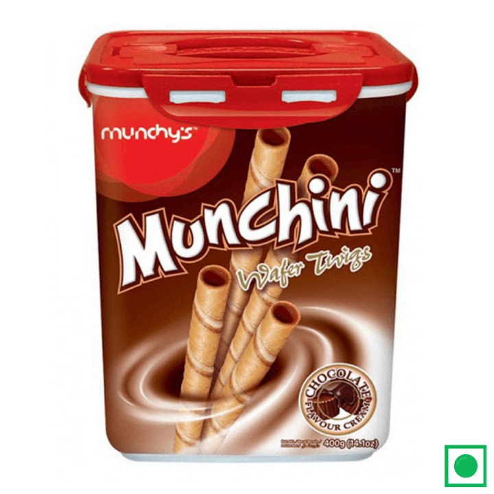 Munchy Munchini Chocolate Wafer Sticks Jar 400g - Remkart