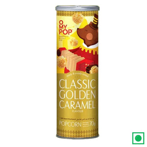 OMYPOP CLASSIC GOLDEN CARAMEL POPCORN, 70G (IMPORTED) - Remkart