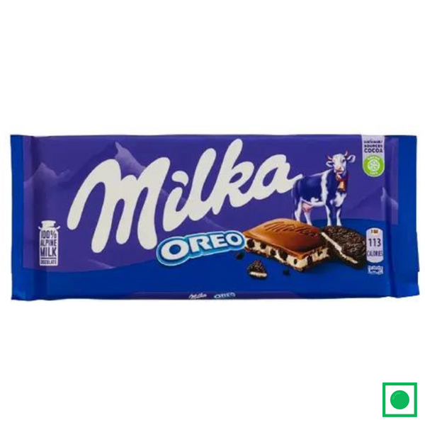 Milka Oreo Chocolate Bar, 100g (Imported)
