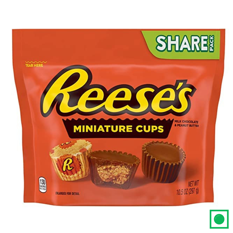 Reese's Miniature Cups Milk Chocolate & Peanut Butter Share Pack , 297 g