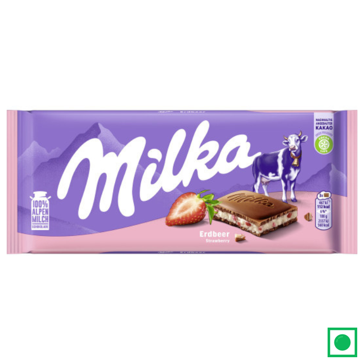 Milka Strawberry, 100g (Imported)