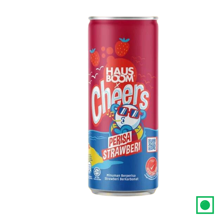 HAUS BOOM CHEERS STRAWBERRY, 325ML (IMPORTED)