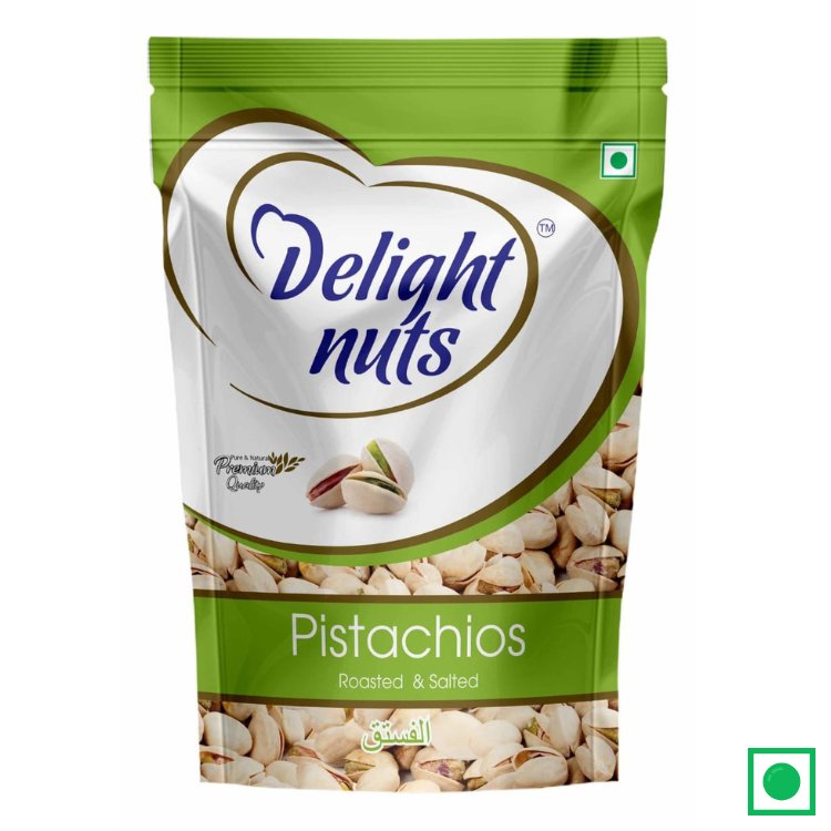 Pistachios Roasted & Salted, Pack 200g, Delight Nuts - Remkart